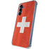 Switzerland Flag Distressed Galaxy A35 5G Clear Case